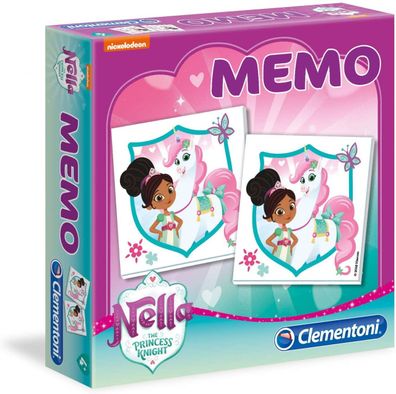 Clementoni Memory Nella mit 40 Paaren ab 4 Jahren Memo Spiel