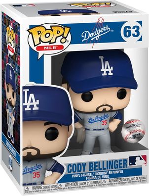 MLB Dodgers - Cody Bellinger 63 - Funko Pop! - Vinyl Figur