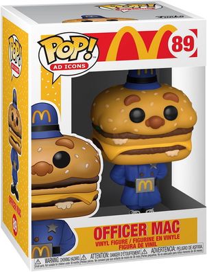 McDonald's - Officer Mac 89 - Funko Pop! Vinyl Figur