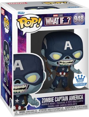 Marvel Studios What if&hellip; ? - Zombie Captain America 948 Exclusive Funko Pop!