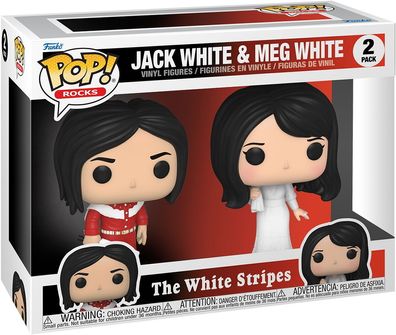 The White Stripes - Jack White & Meg White 2 Pack - Funko Pop! - Vinyl Figur