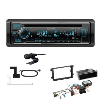Kenwood 1-DIN Receiver Autoradio DAB+ CD Bluetooth für Seat Alhambra Canbus
