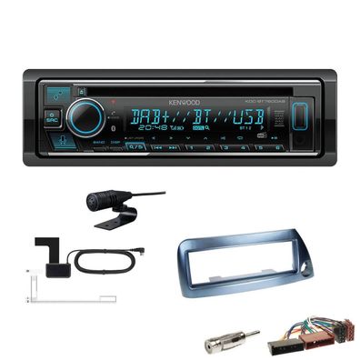 Kenwood Receiver Autoradio DAB Bluetooth für Ford KA 1996-2008 blau-metallic