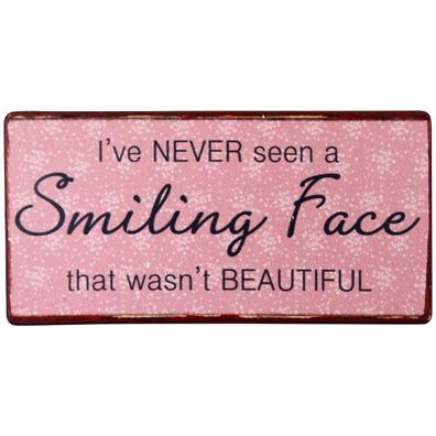 IB Laursen Magnet"I've never seen a smiling face that wasn't beautiful" Metall