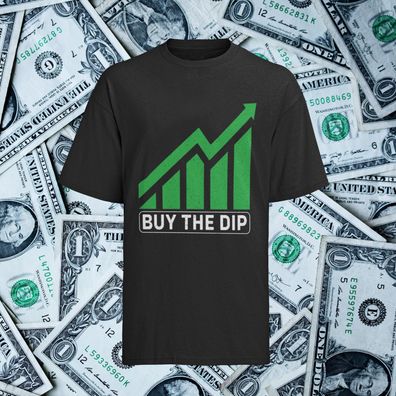 T-Shirt für Aktien & Investment Fans - Buy the Dip Chart