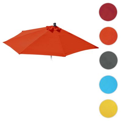 Ersatz-Bezug für Sonnenschirm halbrund Parla, Sonnenschirmbezug, 270cm Stoff