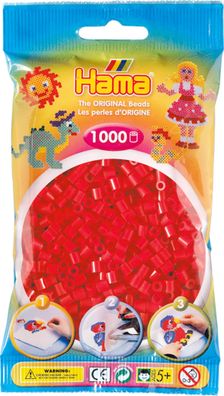 HAMA Bügelperlen Perlenbeutel 1000 Stück verschiedene Farben