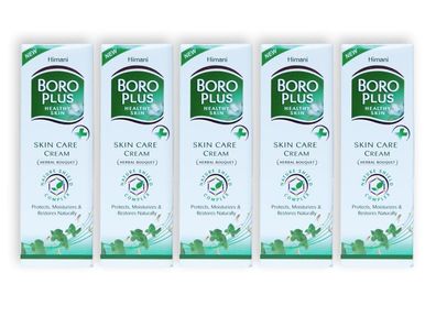 Boro Plus 5 x 25 ml Herbal Pflegecreme Hautpflege Körperpflege