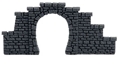 NOCH 44420 Tunnel-Portal 1-gleisig, 9 x 4 cm, 2 Stück