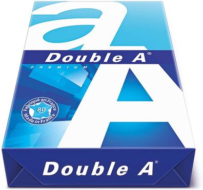 Double A Premium Papier 80g/ m² DIN-A3 weiß 500 Blatt