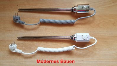 Volux RD 10 Elektro Heizpatrone Heizstab für Badheizkörper Handtuchwärmer ws chr