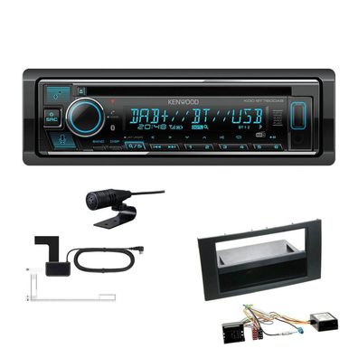 Kenwood 1-DIN Receiver Autoradio DAB Bluetooth für Ford Kuga schwarz mit Canbus