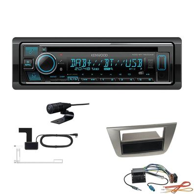 Kenwood 1-DIN Receiver Autoradio DAB Bluetooth für Seat Altea Altea XL anthrazit