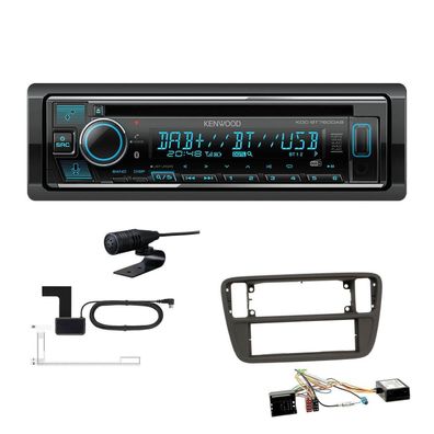 Kenwood 1-DIN Receiver Autoradio DAB Bluetooth für Skoda Citigo ab 2011 Canbus