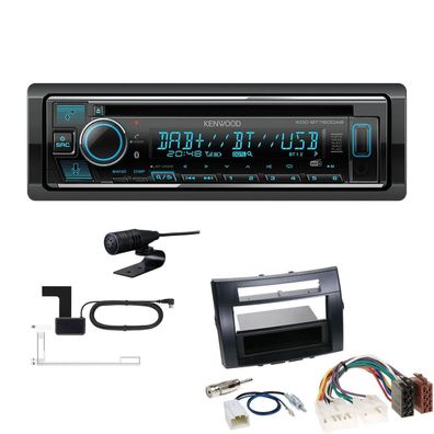 Kenwood 1-DIN Receiver Autoradio DAB Bluetooth für Toyota Corolla Verso schwarz