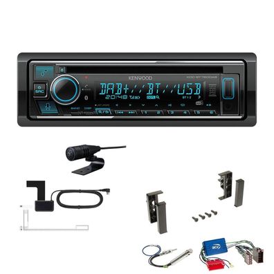 Kenwood 1-DIN Receiver Autoradio DAB+ CD Bluetooth für Audi A2 ab 1999 schwarz