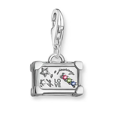 Thomas Sabo Schmuck Charm-Anhänger Bunter Vintage Koffer 1936-318-7