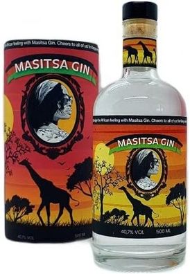 Masitsa Gin - handcrafted Gin I Inspiriert aus Kenia 40,7% Vol. 0,5l