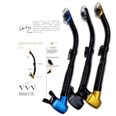 OMEGA ULTRA DRY - High-Tech-Snorkel Limited Guillaume Nery