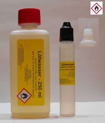 280 ml Lötwasser, Flussmittel speziell für SMD (no clean, Säurefrei)lange Flasche