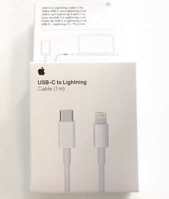 Original Lightning zu USB-C Typ-C Kabel 1M MQGJ2ZM/ A A1703 iPhone 11 12 13 Pro