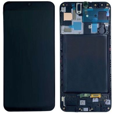100% Original LCD Touchscreen Display Einheit Black Samsung Galaxy A50 A505F NEU