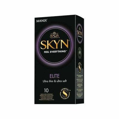Manix SKYN Elite 10 Kondome extra dünne Kondome Latexfrei Verhütungsmittel