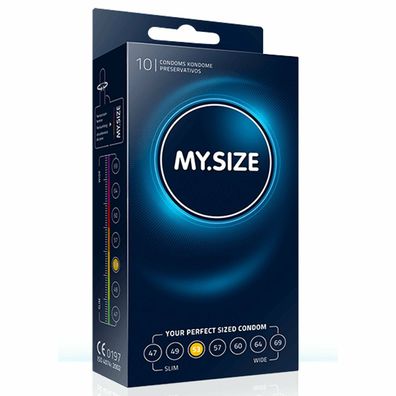 My. Size 53mm Kondome 10 Stück, Vegan, für optimale Passform Verhütungsmittel