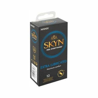 Manix Skyn Extra Lubricated 10 Kondome Latexfrei Verhütungsmittel