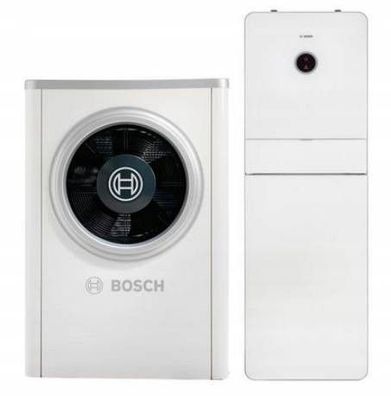 Luft/ Wasser Wärmepumpe Bosch All-in-One Compress 8,9 kW Weiß oder Schwarz R410A