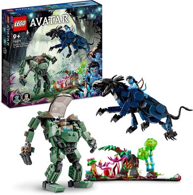 LEGO 75571 Avatar Neytiri und Thanator vs. Quaritch im MPA, baubares Action-Spielz...