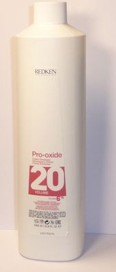 Redken PRO-OXIDE Cream Developer 20 Volume 6% 1000ml