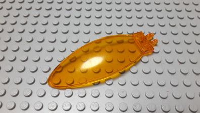 Lego 1 Cockpit Windschutzscheibe 9x3x1 Transparent Orange Nummer 47844
