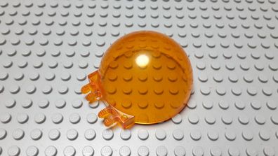 Lego 1 Windschutzscheibe 6x6x3 Transparent Orange Raster Nummer 50747