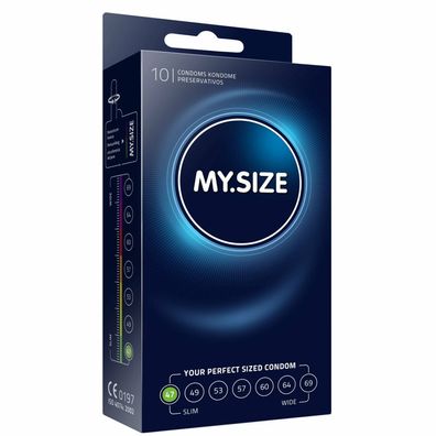 My. Size 47 mm XXS Kondome 10 Stück, Vegan, optimale Passform Verhütungsmittel