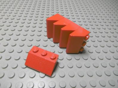 Lego 5 Schrägsteine 2x3 45 Grad Rot Nummer 3038