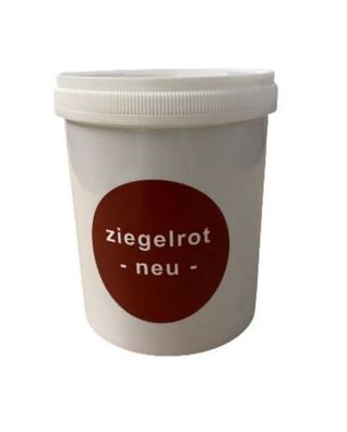 Restposten Dachdeckerfarbe Ziegelfarbe Dachcolor 0,75 l