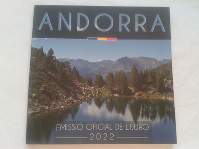 Original KMS 2022 Andorra im Folder/ Blister nur 10500 Stück