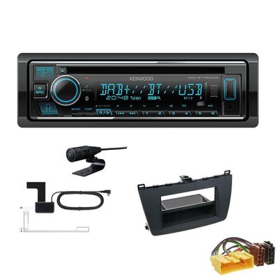Kenwood 1-DIN Receiver Autoradio DAB+ CD Bluetooth für Mazda 6 2008-2012 schwarz