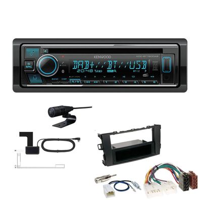 Kenwood 1-DIN Receiver Autoradio DAB+ CD Bluetooth für Toyota Auris schwarz