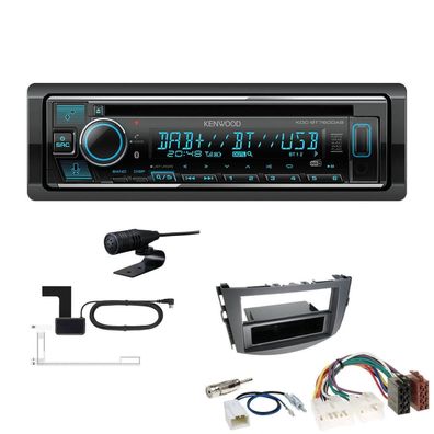 Kenwood 1-DIN Receiver Autoradio DAB+ CD Bluetooth für Toyota RAV 4 2006-2013