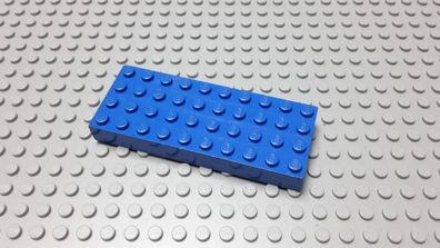 Lego 1 dicke Bauplatte 4x10 Blau Nummer 6212