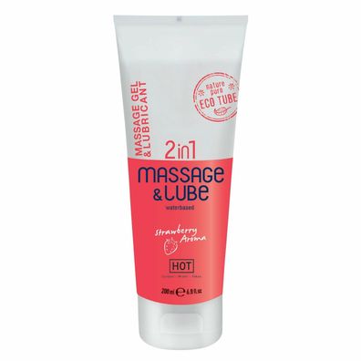 Hot Massage & Glide Gel 2in1