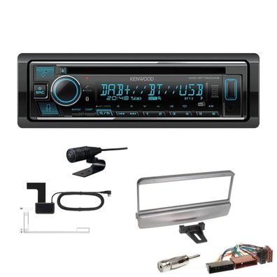 Kenwood Receiver Autoradio DAB Bluetooth für Mazda 121 III 1996-2003 silber