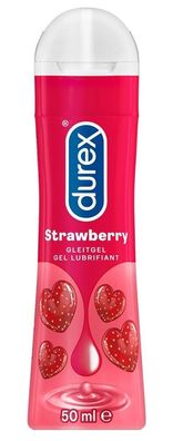 Durex play Sweet Strawberry 50ml Wasserbasiertes Gleitmittel mit Erdbeer Aroma