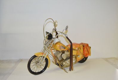 Blechmotorrad Nostalgie Modellauto Oldtimer Marke Indian Chief Motorrad L 80 cm