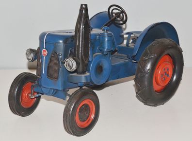 Blechtraktor Modellauto Oldtimer Marke Lanz Ackerluft-Bulldog Traktor L 31 cm