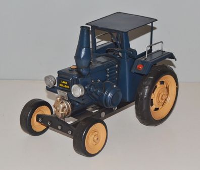 Blechtraktor Nostalgie Modellauto Oldtimer Marke Lanz Bulldog Traktor L 25 cm