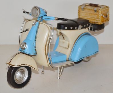 Blechmodell Roller Nostalgie Modellauto Oldtimer Marke Vespa L 33 cm aus Blech