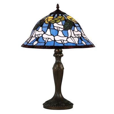 Tiffany Stil Lampe Tischlampe H 59 cm Leuchte Antik Tischleuchte Buntglas Lamp